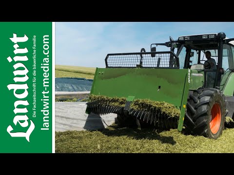 A silo distributor consisting of a rotor and a shield | landwirt-media.com