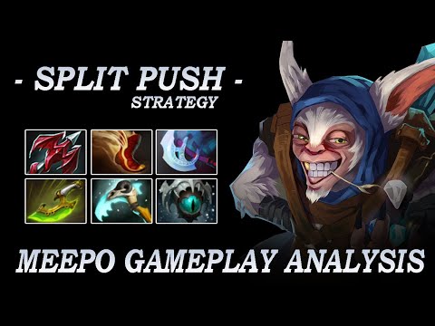 Split Push Meepo Make Enemy Lose Teamfight !!! - Meepo Gameplay Analysis #29
