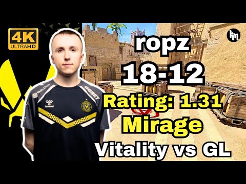 ropz mirage POV (Vitality vs GL) | IEM Dallas 2025 | CS2 POV/DEMO
