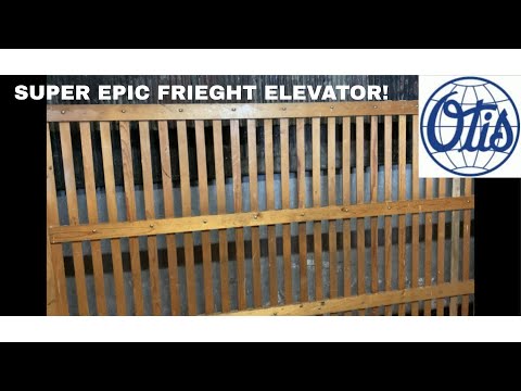 AWESOME Historic Otis Freight Elevator in Indianapolis, IN