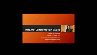 Workers' Compensation Basics for Beginners FULL WEBINAR