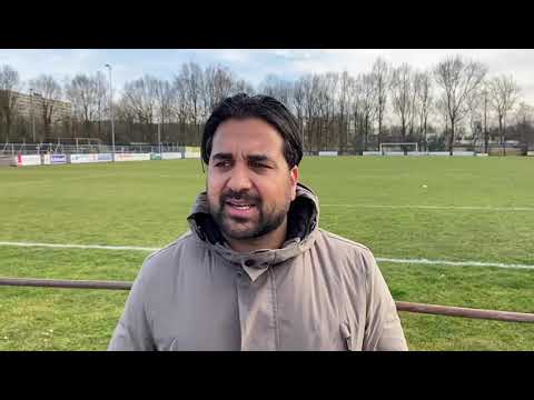 Ricky Kumar na afloop van FC Zaandam - AMVJ