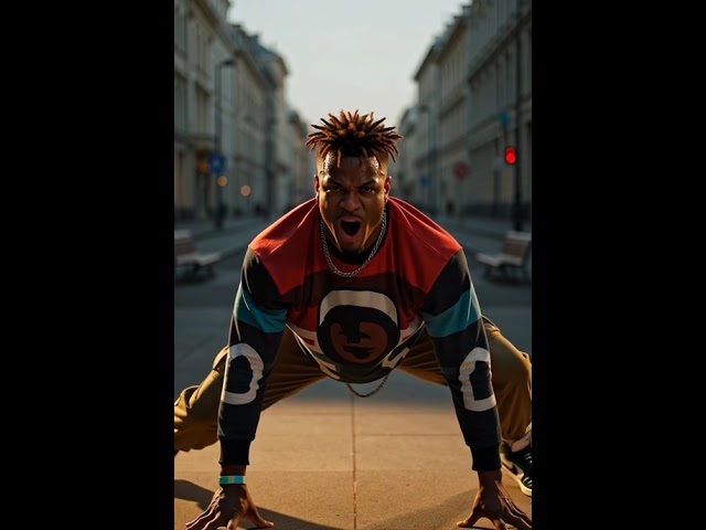 B-Boy Floor Work Flow — Animated Breakdance Ground Short