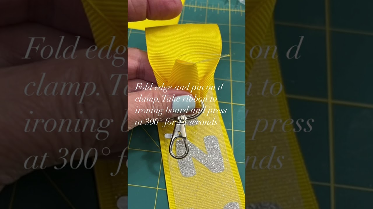 Pin Me Cheer Ribbon with a Bow for AllStar Cheer