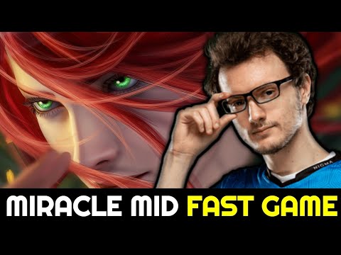 MIRACLE Unkillable MID Windranger — 19min Fast Game Dota 2