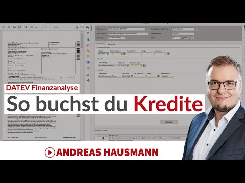 So buchst du Kredite in DATEV Rechnungswesen mit Hilfe der DATEV Finanzanalyse