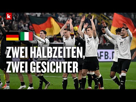 Video Thumbnail: "Nach der Pause kam eine andere deutsche Mannschaft auf das Feld" I Deutschland - Italien 3:3