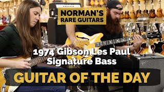 Video thumbnail for Guitar of the Day: 1974 Gibson Les Paul Signature Bass | Jack Ryan Sullivan at Norman's Rare Guitars by Normans Rare Guitars