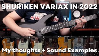 Video thumbnail for My thoughts on the Line 6 Shuriken Variax in 2022 with Sound Examples by Seth Silva