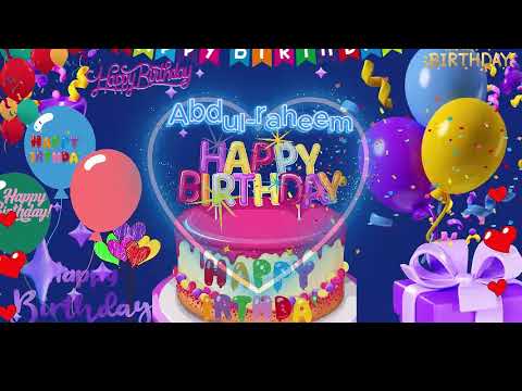 Abdul raheem happy birthday