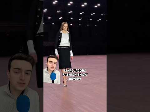 real clothes are BACK #fashion #fashionshow #marcjacobs