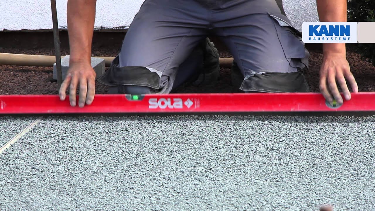 Terrassenplatten verlegen (Beton, Splitt/Erde & Mörtel) + VideoAnleitung