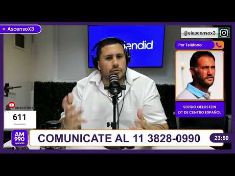 🗣️ ENTREVISTA SERGIO GELDSTEIN NUEVO ENTRENADOR DE CENTRO ESPAÑOL - Fútbol de Ascenso