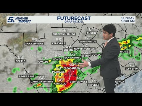 Threat of severe weather increasing for the weekend | KENS 5 Weather Impact Forecast