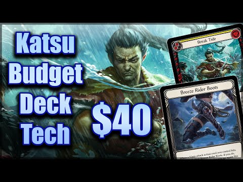 Katsu Budget CC Deck Tech 🌊 Wetsu $40 🌊 Flesh and Blood TCG