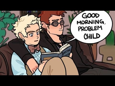 I like you! *gives you wholesome ineffable husbands being cute* (Good Omens)