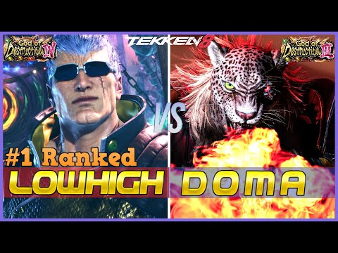 T8 ▰ LOWHIGH (#1 Ranked Bryan) Vs DOMA (High Ranked Armor King) ▰ Tekken 8 High Level Gameplay