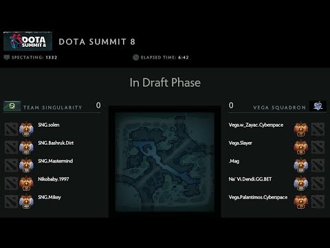 Team Singularity vs Vega Squadron (B03) Dota Summit 8