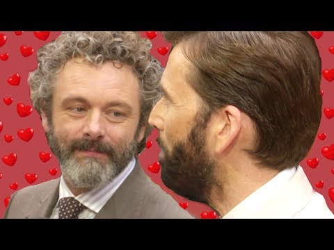 David Tennant and Michael Sheen being fans of each other (aka Michael being in love with David)
