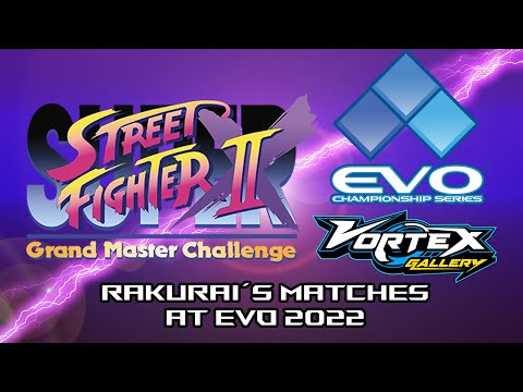 Rakurai's Super Street Fighter II Turbo run at Vortex Gallery #Evo2022