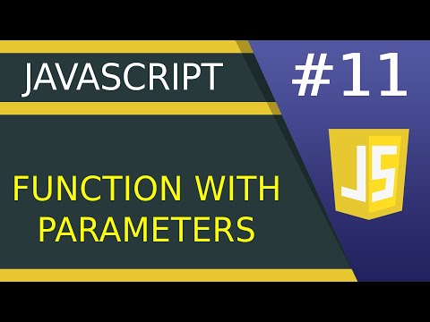 Function With Parameters 11 Javascript Tutorial For Beginners