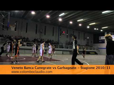 Basket Canegrate vs Garbagnate - Stagione 2010/11 - Canestro di Buffoni