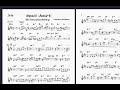 Solo Transcription "Ahmed 6"  [Bob Berg] ( In B Flat )