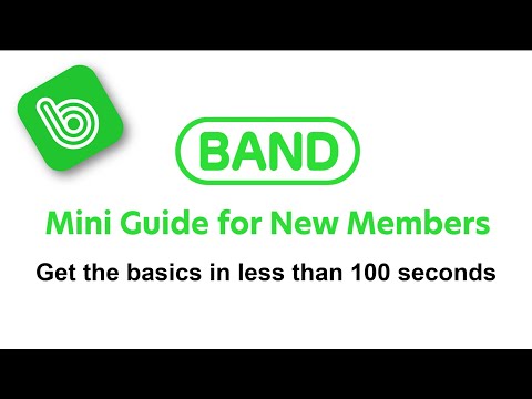 BAND Basics for Members - Quick Navigation