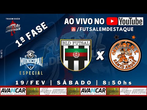 MUNICIPAL STO ANDRÉ - ESPECIAL - BLD FUTSAL X TNT AREIÃO