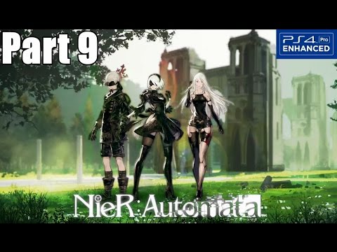 Nier Automata Gameplay Walkthrough Part 9 Machine Examination 2 (PS4 PRO) 1080p