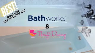 #1 BATHWORKS How To: Bathtub Refinishing along with Serena of Thrift Diving