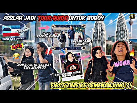 PARTNER DENGAN SABAHAN LAGI! ASSLAH JADI TOURGUIDE PALING DIVA ! CERITA SEDIH DISEBALIK BOBOY SIRENT