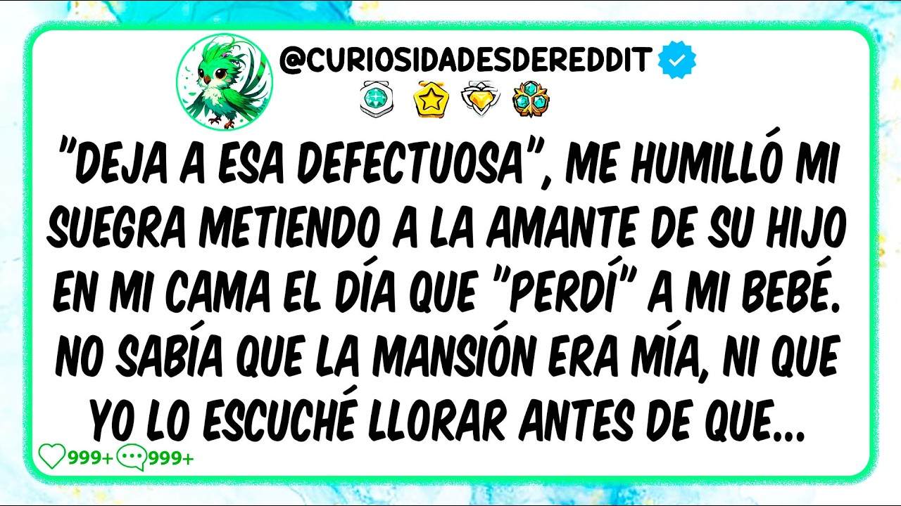 "Deja a esa DEFECTUOSA" me HUMILLÓ mi SUEGRA metiendo a la AMANTE de su hijo en MI CAMA el día que