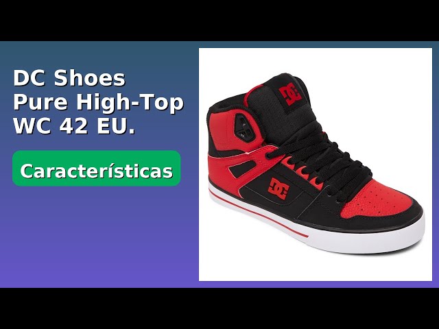 Vídeo relacionado con DC Shoes ADYS400047 Hombre Zapatillas, Wheat/Black, 42 EU