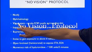 Filler Associated Blindness - Review Of Literature & No Vision Protocol - Steven F. Weiner MD