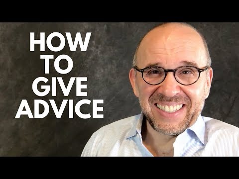 How to Give Advice: Top 3 Rules
