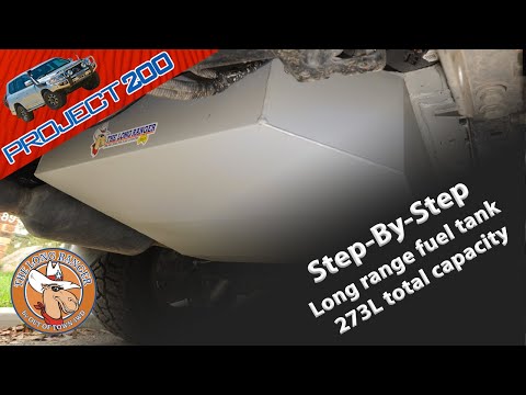 LandCruiser 200: 'The Long Ranger' fuel tank install LC200