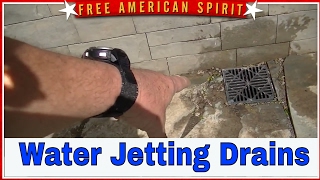 Water Jetting Drain Cleaning Floor Drain Basement Drain Clean Now Pressure Washing