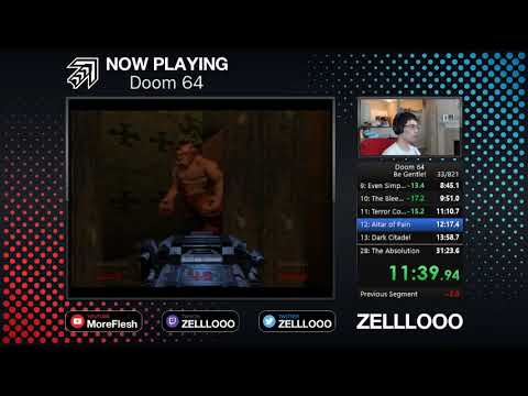 ZELLLOOO - Doom 64 Speedrun (Be Gentle) - 30:23