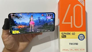 Tecno Spark 40 Pro⚡️ PUBG Gaming Test | 60 FPS Handcam Review, Gameplay (Helio G100)
