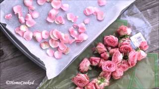 Dried Rose Petals at Home - Easy DIY - With Oven & Without Oven