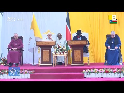 Rencontre du Pape avec les autorités, la société civile et le corps diplomatique du Soudan du Sud