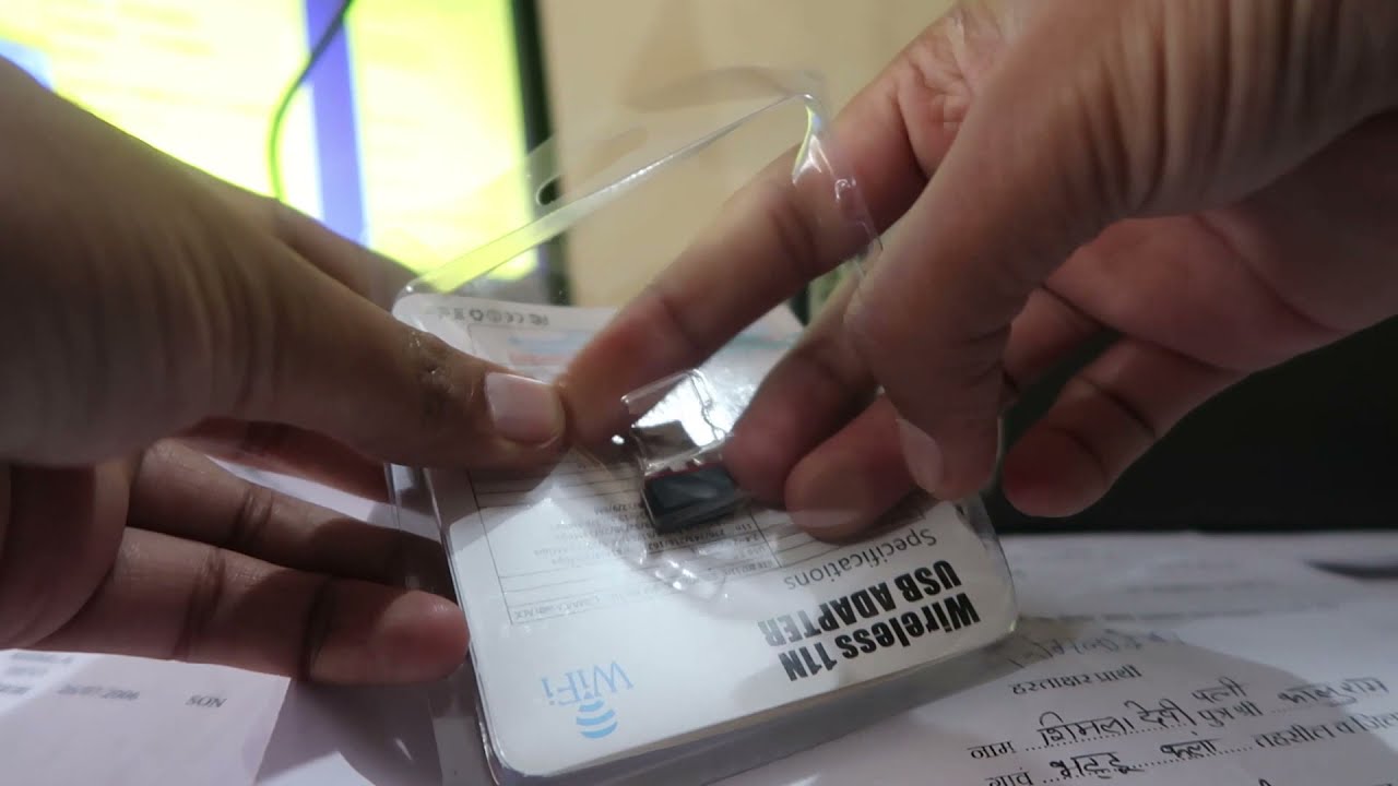 How to install 802.11n wifi receiver without cd in English