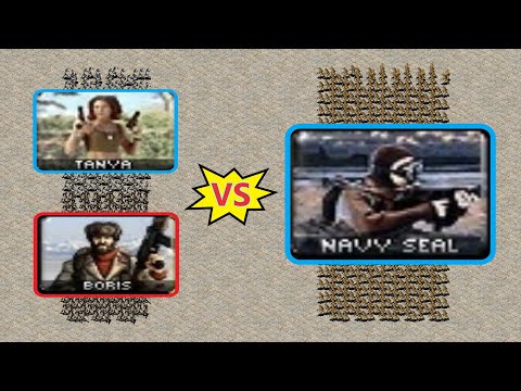 Tanya & Boris vs Navy SEALS - Same Cost - Red Alert 2
