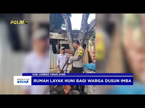 BHABINKAMTIBMAS DESA BAGIK PAPAN BANGUN RUMAH LAYAK HUNI BAGI WARGA