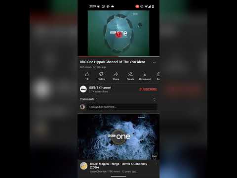 BBC one comic relief ident