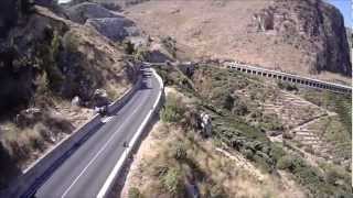 preview picture of video 'FPV flying near Palermo (Sicily). Part 2/2. Short range flying, following the road, etc.'