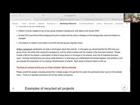 Part 2 of our W2W Project. Prof. Abigail Gomez explains the dimensions, materials and format.