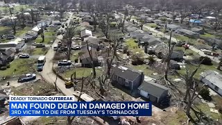Man found dead in tornado wreckage in Kankakee County ID'd
