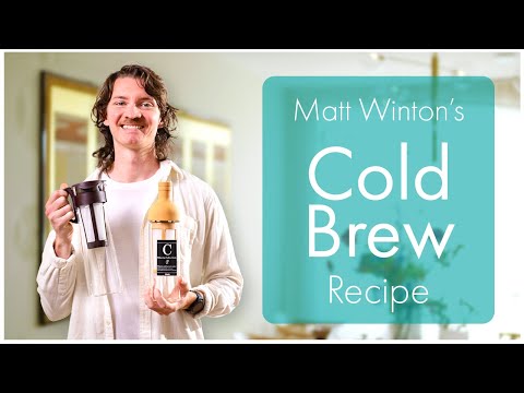 [HARIO]  Cold Brew Coffee Recipe - Matt Winton (World Brewers Cup Champion)